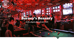 Desktop Screenshot of barneysbeanery.com